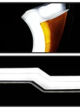 Xtune Black LED Light Bar Projector Headlights Toyota 4Runner 2006-2009                                     - PRO-JH-T4R06-LB-BK - Image 8