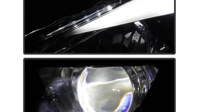 Xtune Black OE Style Projector Headlights w/ LED DRL Toyota Corolla 2014-2016                                     - PRO-JH-TCOL14-LED-BK - Image 12
