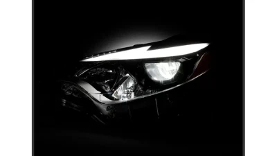 Xtune Black OE Style Projector Headlights w/ LED DRL Toyota Corolla 2014-2016                                     - PRO-JH-TCOL14-LED-BK - Image 10