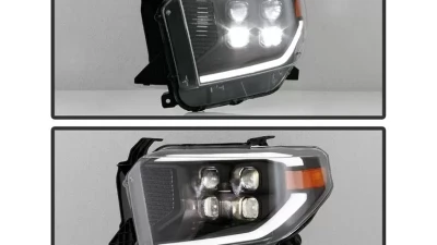 Xtune Black Full LED Projector Headlights Toyota Tundra 2014-2018                                     - PRO-JH-TTU14-FLED-BK - Image 7