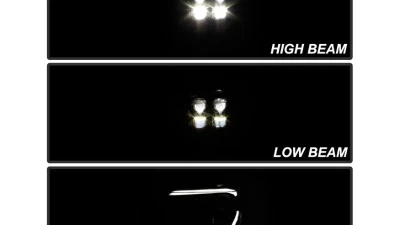 Xtune Black Full LED Projector Headlights Toyota Tundra 2014-2018                                     - PRO-JH-TTU14-FLED-BK - Image 10