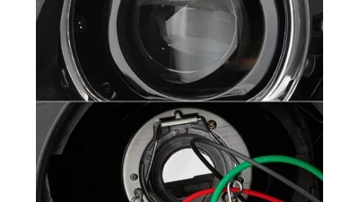 Xtune Chrome Projector LED Headlights with DRL Volkswagen Tiguan 2012-2017                                     - PRO-JH-VWT12-LED-C - Image 3