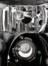 Xtune Chrome Projector LED Headlights with DRL Volkswagen Tiguan 2012-2017                                     - PRO-JH-VWT12-LED-C - Image 4