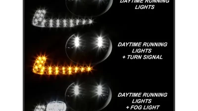 Xtune Black Projector Headlights Porsche Boxster 986 | 911 | 996 1997-2004                                     - PRO-ON-PBX98697-LED-BK - Image 11