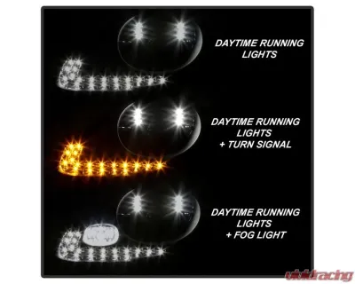 Xtune Black Projector Headlights Porsche Boxster 986 | 911 | 996 1997-2004 - PRO-ON-PBX98697-LED-BK