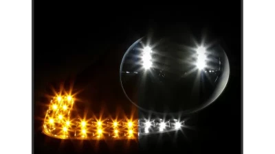 Xtune Black Projector Headlights Porsche Boxster 986 | 911 | 996 1997-2004                                     - PRO-ON-PBX98697-LED-BK - Image 12