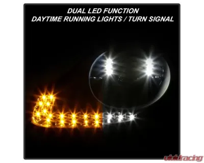 Xtune Black Projector Headlights Porsche Boxster 986 | 911 | 996 1997-2004 - PRO-ON-PBX98697-LED-BK