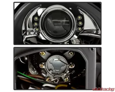 Xtune Black Projector Headlights Porsche Boxster 986 | 911 | 996 1997-2004 - PRO-ON-PBX98697-LED-BK