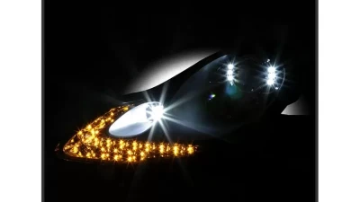 Xtune Black Projector Headlights Porsche Boxster 986 | 911 | 996 1997-2004                                     - PRO-ON-PBX98697-LED-BK - Image 7