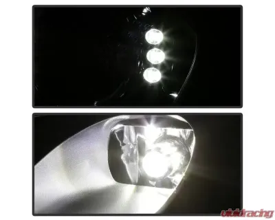 Xtune Black Projector Headlights Porsche Boxster 986 | 911 | 996 1997-2004 - PRO-ON-PBX98697-LED-BK