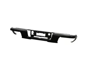 Xtune Black Rear Bumper Face Bar w/o Parking Sensor Holes Chevrolet Colorado | GMC Canyon 2015-2019