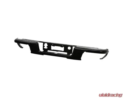 Xtune Black Rear Bumper Face Bar w/o Parking Sensor Holes Chevrolet Colorado | GMC Canyon 2015-2019 - RB-CCOL15-BK