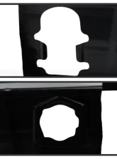 Xtune Black Rear Bumper Face Bar w/o Parking Sensor Holes Chevrolet Colorado | GMC Canyon 2015-2019                                     - RB-CCOL15-BK - Image 4