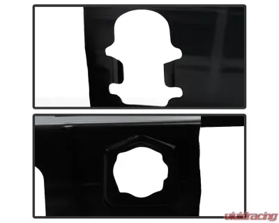 Xtune Black Rear Bumper Face Bar w/o Parking Sensor Holes Chevrolet Colorado | GMC Canyon 2015-2019 - RB-CCOL15-BK