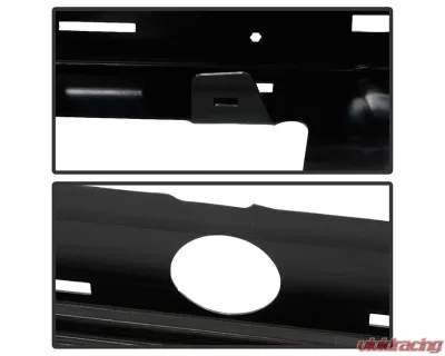 Xtune Black Rear Bumper Face Bar w/o Parking Sensor Holes Chevrolet Colorado | GMC Canyon 2015-2019 - RB-CCOL15-BK