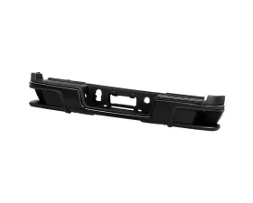 Xtune Black Rear Bumper Assembly w/o Parking Sensor Holes Chevrolet Colorado | GMC Canyon 2015-2019