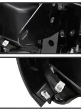 Xtune Black Rear Bumper Assembly w/o Parking Sensor Holes Chevrolet Colorado | GMC Canyon 2015-2019                                     - RB-CCOL15-SET-BK - Image 4