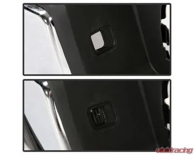 Xtune Chrome Rear Bumper Assembly w/o Parking Sensor Holes Chevrolet Colorado | GMC Canyon 2015-2019 - RB-CCOL15-SET-C