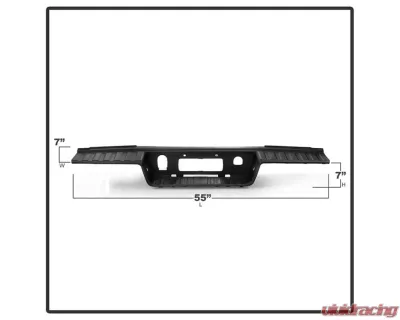 Xtune Rear Bumper Step Pad Chevrolet Colorado | GMC Canyon 2015-2019 - RB-CCOL15-SP