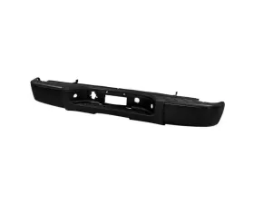Xtune Black OEM Style Steel Rear Bumper Chevrolet Silverado | GMC Sierra 1500 2007-2013