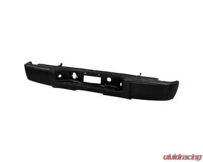 Xtune Black OEM Style Steel Rear Bumper Chevrolet Silverado | GMC Sierra 1500 2007-2013 - RB-CS07-SET-BK