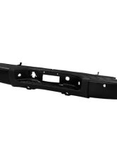 Xtune Black OEM Style Steel Rear Bumper w/ Parking Sensors Hole Chevrolet Silverado | GMC Sierra 1500 2007-2013                                     - RB-CS07-SET-WS-BK - Image 6