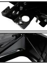 Xtune Black OEM Style Steel Rear Bumper w/ Parking Sensors Hole Chevrolet Silverado | GMC Sierra 1500 2007-2013                                     - RB-CS07-SET-WS-BK - Image 3
