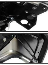 Xtune Chrome OEM Style Steel Rear Bumper w/ Park Assist Sensor Holes Chevrolet Silverado | GMC Sierra 2007-2010                                     - RB-CS0725-SET-WS-C - Image 3