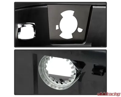 Xtune Chrome OEM Style Steel Rear Bumper w/ Park Assist Sensor Holes Chevrolet Silverado | GMC Sierra 2007-2010 - RB-CS0725-SET-WS-C