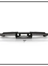 Xtune Rear Bumper Step Pad Chevrolet Silverado | GMC Sierra 2015-2018                                     - RB-CS14-2500-SP - Image 6