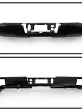 Xtune Black Rear Steel Bumper Chevrolet Silverado | GMC Sierra 1500 2014-2018                                     - RB-CS14-BK - Image 2