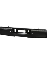 Xtune Black Rear Steel Bumper w/ Park Assist Sensor Holes Set Chevrolet Silverado | GMC Sierra 1500 2014-2018                                     - RB-CS14-WS-SET-BK - Image 7