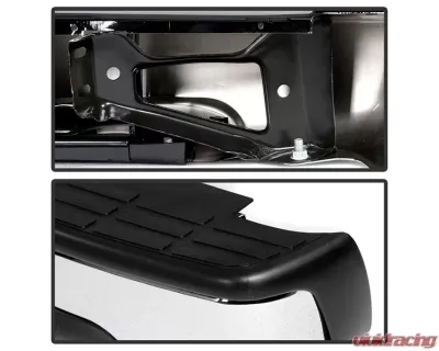 Xtune Chrome Rear Steel Bumper Set Chevrolet Silverado | GMC Sierra 1999-2007 - RB-CS9915-SET-C