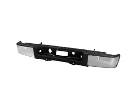 Xtune Chrome OEM Style Rear Steel Bumper Set Chevrolet Silverado | GMC Sierra 1500 2007-2013