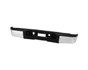Xtune Chrome OEM Style Rear Steel Bumper Set Chevrolet Silverado | GMC Sierra 2007-2010