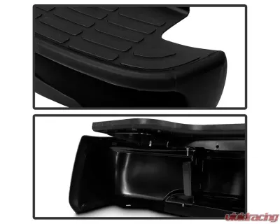Xtune Black OEM Style Steel Rear Bumper Set Chevrolet Suburban | Tahoe | GMC Yukon | Yukon XL 2000-2006 - RB-CSUB00-SET-BK