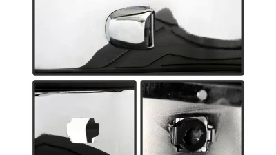 Xtune Chrome OEM Style Steel Rear Bumper Set Chevrolet Suburban | Tahoe | GMC Yukon | Yukon XL 2000-2006                                     - RB-CSUB00-SET-C - Image 5