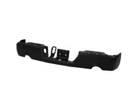 Xtune Black OEM Style Steel Rear Bumper w/ Dual Exhaust Dodge Ram | Ram 1500 2009-2018