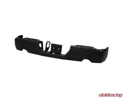 Xtune Black OEM Style Steel Rear Bumper w/ Dual Exhaust Dodge Ram | Ram 1500 2009-2018 - RB-DR09-DE-BK
