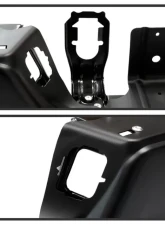 Xtune Black OEM Style Steel Rear Bumper w/ Dual Exhaust Dodge Ram | Ram 1500 2009-2018                                     - RB-DR09-DE-BK - Image 3