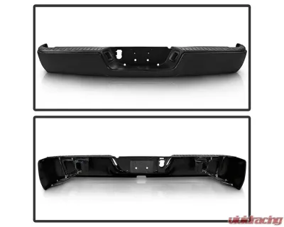Xtune Black OEM Style Steel Rear Bumper Set Dodge Ram | Ram 2009-2018 - RB-DR09-SET-BK