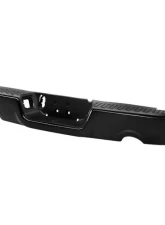 Xtune Black OEM Style Steel Rear Bumper w/ Dual Exhaust Set Dodge Ram | Ram 1500 2009-2018                                     - RB-DR09-SET-DE-BK - Image 6
