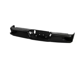 Xtune Black Corner Step Style Steel Rear Bumper Set Dodge Ram | Ram 2009-2019