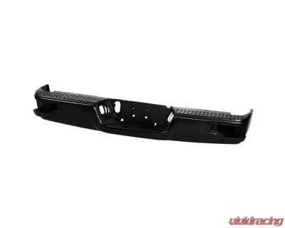 Xtune Black Corner Step Style Steel Rear Bumper Set Dodge Ram | Ram 2009-2019 - RB-DR09CS-SET-BK