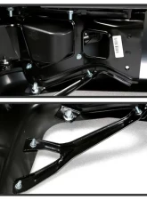 Xtune Black Corner Step Style Steel Rear Bumper Set Dodge Ram | Ram 2009-2019                                     - RB-DR09CS-SET-BK - Image 4