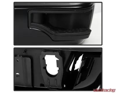 Xtune Black Corner Step Style Steel Rear Bumper Set Dodge Ram | Ram 2009-2019 - RB-DR09CS-SET-BK