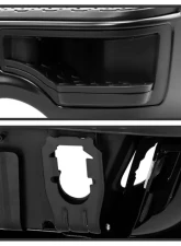Xtune Black Corner Step Style Steel Rear Bumper w/ Dual Exhaust Set Dodge Ram | Ram 1500 2009-2019                                     - RB-DR09CS-SET-DE-BK - Image 7