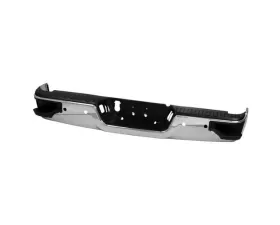 Xtune Chrome Corner Step Style Steel Rear Bumper w/ Parking Sensor Hole Set Dodge Ram | Ram 2009-2019