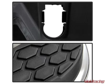 Xtune Chrome Corner Step Style Steel Rear Bumper w/ Parking Sensor Hole Set Dodge Ram | Ram 2009-2019 - RB-DR09CS-SET-WS-C