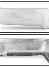Xtune Chrome Left Styleside Rear Bumper End Cap w/o Sensor Hole Ford F150 2009-2014                                     - RB-FF15009-BE-L - Image 2